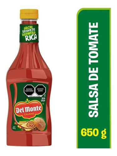 Salsa De Tomate Catsup Del Monte 650 G