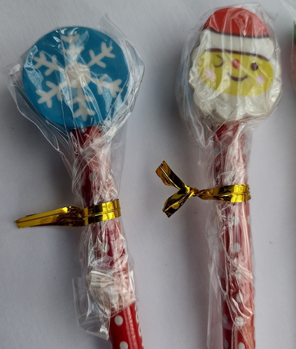 Borrador Animado Y Lápiz X 6, Navidad, Cotillón, Escolar