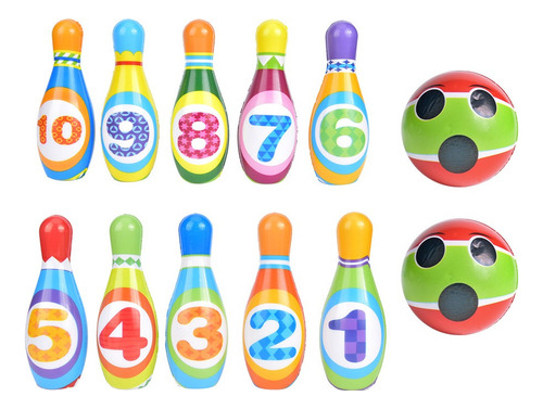 Juego De Bolos Y Bolas Para Interiores Y Exteriores Educativ
