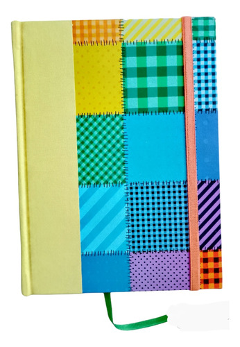 Cuaderno Artesanal Luz Sepia El Cuadriculado Multicolor