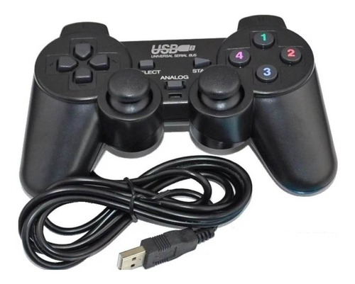 Joystick Control Alambrico Usb Pc X2 Unidades + Envio