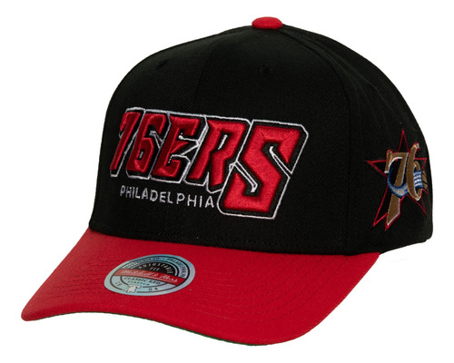 Gorra Mitchell And Ness Shredder Stretch Philadelphia 76ers