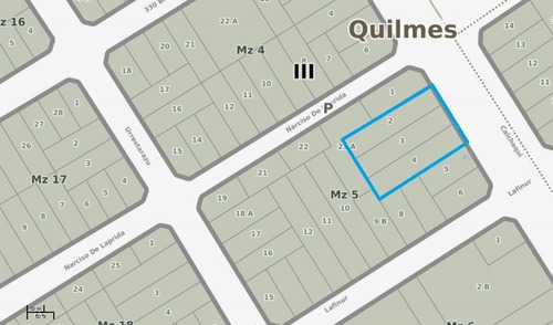 Imagen 5 de 5 de Tres Lotes Venta Avenida Calchaqui Al 3100 Quilmes