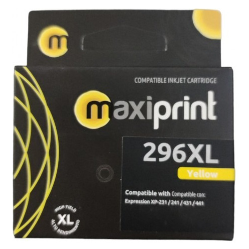 Maxiprint Mxp-296y Cartucho Compatibl Con Epson T296 Amarill