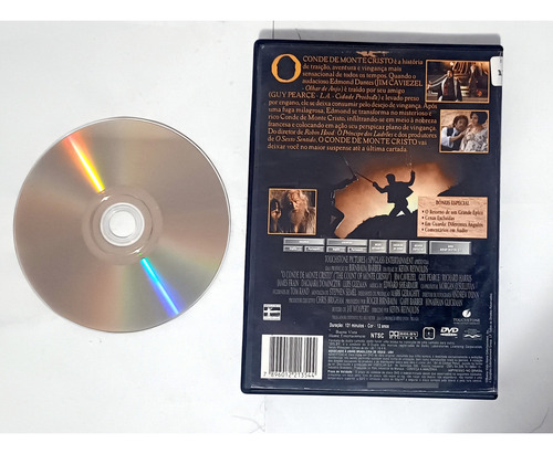 Dvd Original Dublado O Conde De Monte Cristo Guy Pearce (Usado)