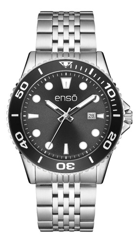 Reloj De Pulsera Enso Para Caballero Ew1068g1 Acero