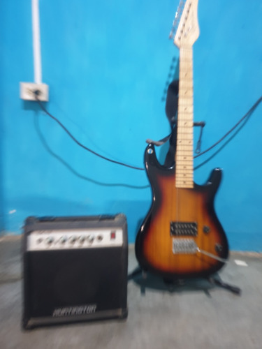 Guitarra Con Amplificador 