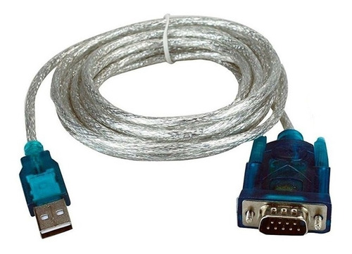 Imagen 1 de 3 de Cable Convertidor Usb A Rs232 Puerto Serial Db9 Adaptador