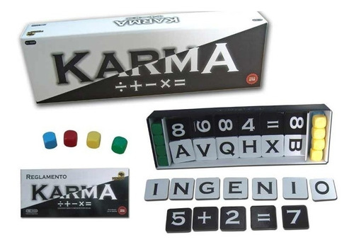 Karma Bisonte Dividido Mas O Menos Por Igual Juego De Mesa