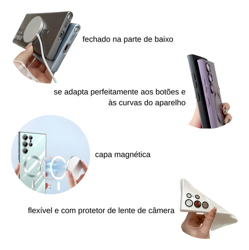 Capa Premium Magsafe Para Galaxy S22 Plus / S23 Plus