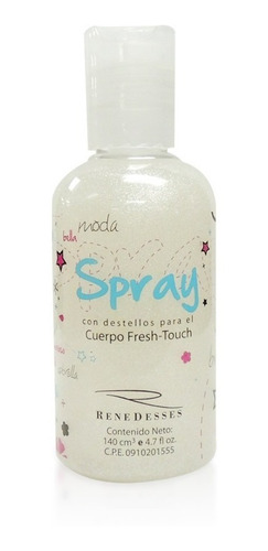 Imagen 1 de 2 de Spray Efecto Luminoso Para El Cuerpo Fresh Touch 140 Cm3