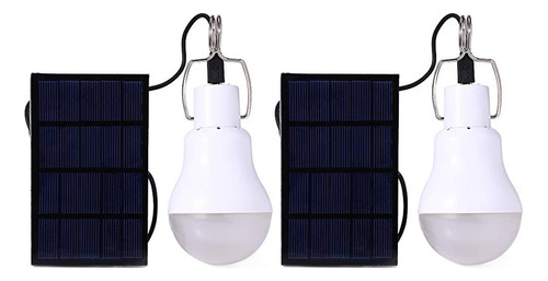 Bombilla Solar Acampar 130lm Portatil Energia Led Para 2