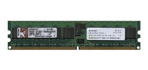 Memoria Kingston 1gb Ddr2 400mhz Server Ram Kvr400d2s4r3/1g