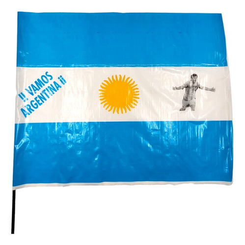 Bandera Argentina Plastica 60x80