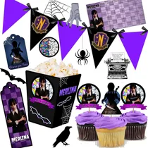 Comprar Kit Imprimible Merlina Addams Serie Wednesday Alta Calidad