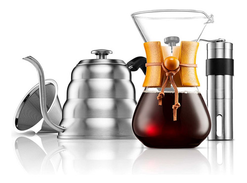 Cafetera Manual Gadnic Profesional Pour Over Tipo V60 Chemex