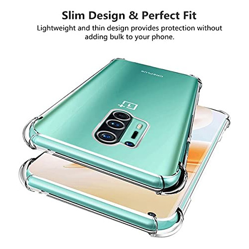 Funda Para Oneplus 8 Pro Transparente Tpu Blando-02