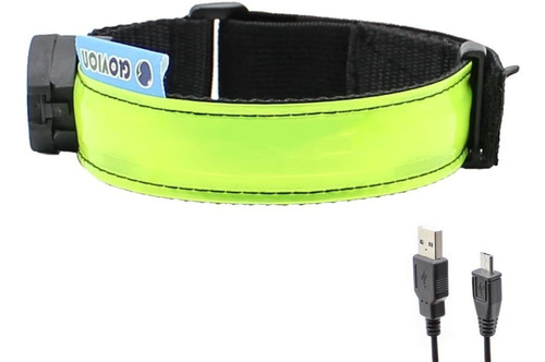 Glovion - Pulsera Led Recargable Por Usb Con Luz Led Para Co