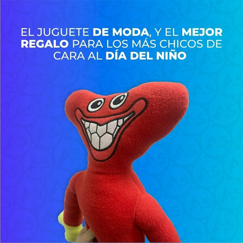 Imagen 5 de 10 de Peluche Huggy Wuggy Kissy Missy Muñeco Grande 60cm