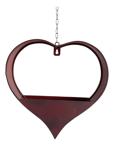 Maceta Colgante En Forma De Corazón, Maceta De Metal Para