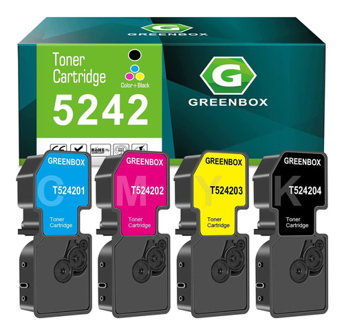 Greenbox Cartucho De Toner Compatible Para Tk-5242