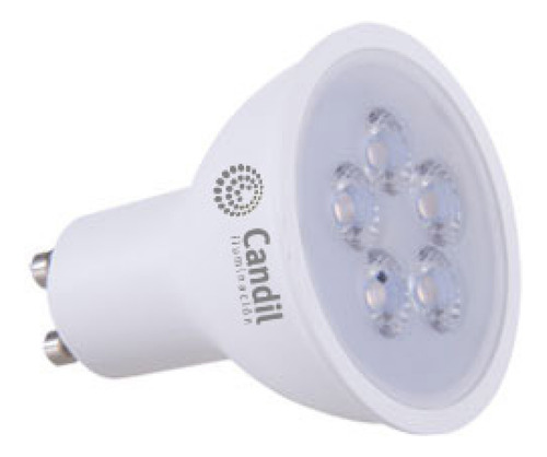 Pack X 5 Lamparas Dicroicas Led Dimerizables 7w = 50w Gu10 220v Marca: Candil Luz Calida/fria Iluminacion Hogar Oficinas