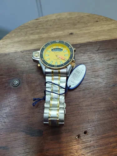 Relógio Aqualand Jp2000 Original Atlantis Pulseira De Aço G