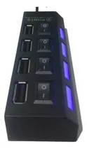 Comprar Hub Usb 2.0 4 Puertos Extension Con Interruptores Pc Laptop
