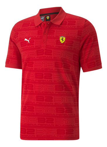 Camisa Puma Ferrari Race Graphic  Hombre-rojo