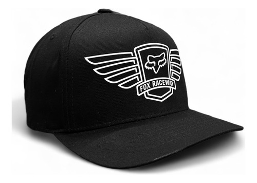 Gorra Fox Raceway Snapback Hat/ Negro - Original Y Nueva