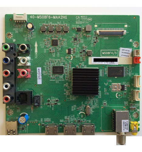 Main Tcl V8-oms08f4-lf1v003(h4) Gff119715a 40-ms08f6-maa2hg (Usado)