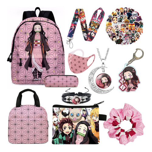 Paquete De 11 Mochilas Anime Demon Slayer Nezuko