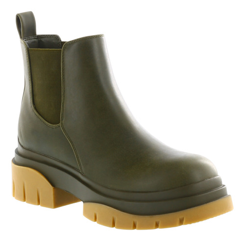 Bota Mujer Miss Carol Chelsea Sidney Con Plataforma Bicolor 