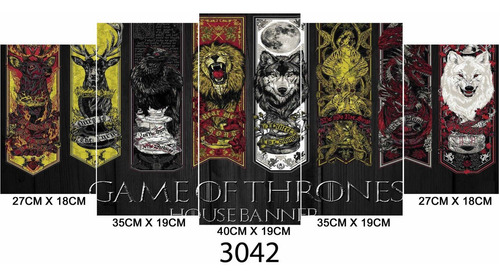 Cuadro Escalonado  Game Of Thrones 2 3042