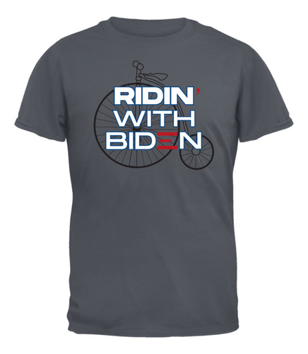 Elección 2024 Ridin Con Biden Vintage Bike Camiseta Para Hom