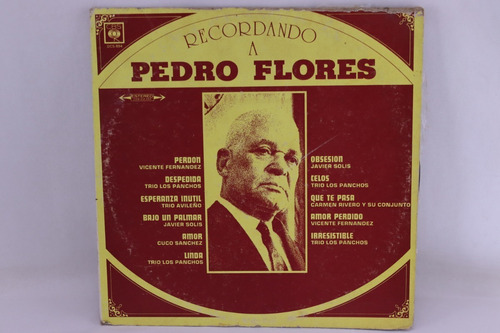 D1329 Varios -- Recordando A Pedro Flores Lp | Meses sin intereses