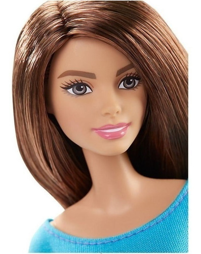 Imagem 4 de 7 de Barbie Feita Para Mexer Top Turquesa Morena Ms Sj