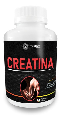 Creatine Monohidratada 120 Cápsulas 500mg Tree