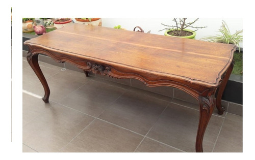 Mesa Vintage De Madera Brillo 150x57 Cm