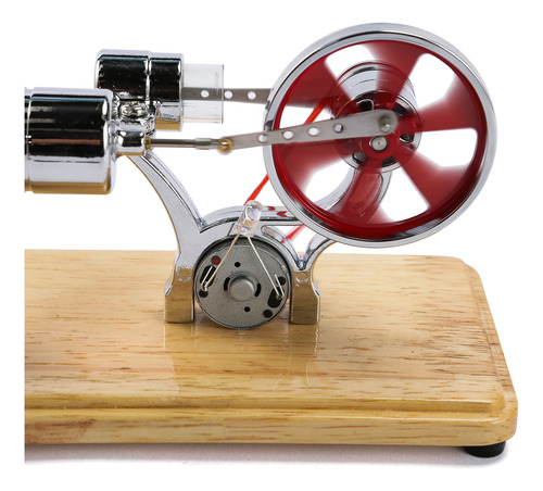 Modelo De Motor Mini Stirling Con Led, Kit Educativo Para