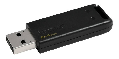 Memoria Usb Kingston Datatraveler 20 Dt20 64gb 2.0 Negro