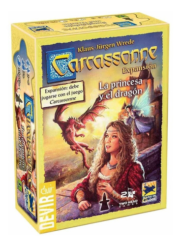 Carcassonne Princesa E O Dragao Exp 2 Edicao Portugues Devir