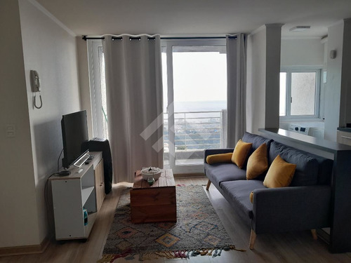 Depto. En Venta De 3d Y 2b, Vista A La Bahía En Viña Del Mar