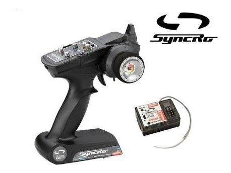 Imagem 1 de 2 de Radio Para Automodelo Syncro Kt 200 Kyosho 2.4ghz C/receptor