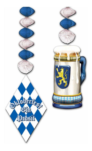 Beistle Oktoberfest Danglers, 30 Pulgadas