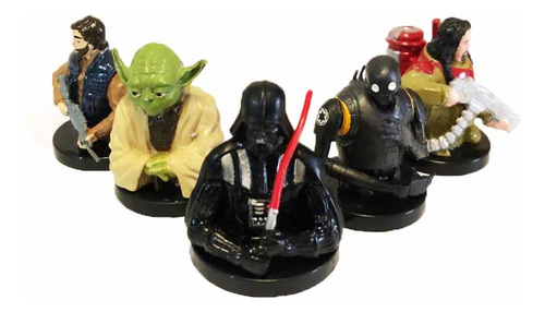 Figuras Star Wars Bust-ups Grezon Chimos T-huevo K 2002 6pzs (Usado)