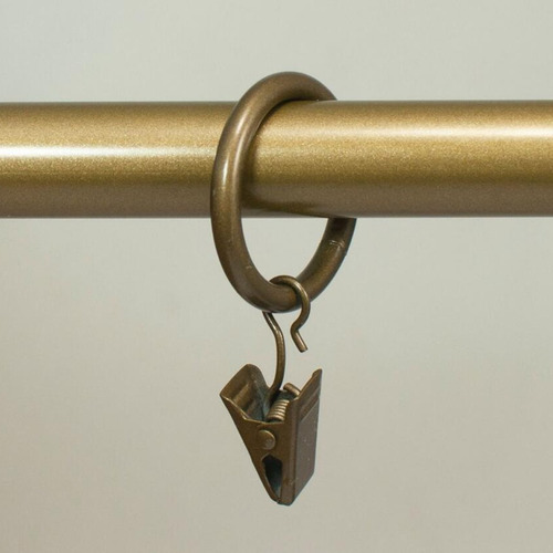 F Bronce Gancho Deslizante Para Cortina De Baño 32mm