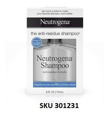 Neutrogena Anti-residue Shampoo, 6 Fl. Onz. W01