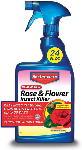 Insecticida Asesino De Doble Acción Para Rosas Y Flores