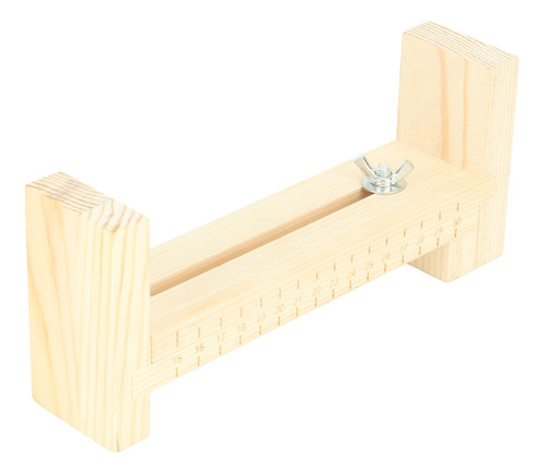 Plantilla De Pulsera De Madera Con Clips De Metal Ajustables